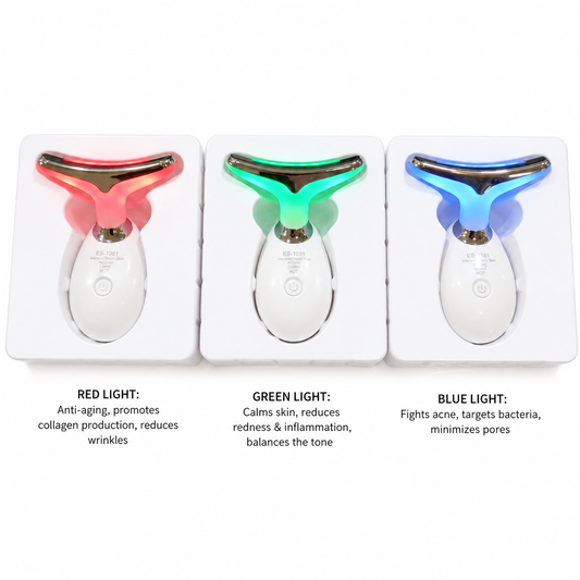 7 in 1 LED Face Massager-Glow Skin Ghar Baithe🤎
